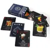Set de naipes para cócteles de 54 piezas transfronterizo, personalizado para reuniones familiares, incluye tarjetas de pasos de recetas para mezclar bebidas, tarjetas de juego de mesa interactivas