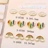 Novos Acessórios para Nail Art Celebridade da Internet Acessórios de Desenho Animado Decoração de Unhas Nuvem Arco-Íris Acessórios de Unha Vestíveis Feitos à Mão Fabricante de Diamantes