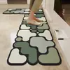 Tapetes de Chão Especiais de Lama Diatomácea Estilo Retrô para Cozinha São Absorventes de Água, Absorventes de Óleo, Antiderrapantes, Resistentes ao Desgaste, Resistentes a Manchas, Tapetes de Chão de Fácil Cuidado, Tapetes de Chão para Cozinha