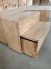 Podio Telescópico Móvil de Madera Maciza para Escuela PE con Ruedas Soporte para Coro Almacenamiento Rotomoldeo Combinación de Tres Lados Cajón Taburete de Música