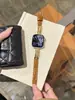 Pulseira de Couro Genuíno com Trança Torcida e Padrão de Bambu Adequada para Apple Watch iWatch 11ª Geração 10/987Ultra/Se