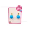 Juego de dibujos animados Joyería Princesa Biki Daisy Mirabe Mismo collar Clip de oreja Gema Cuentas de vidrio Niña Juguete