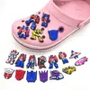 Nuevos Charms para Zapatos Tipo Clogs de Dibujos Animados de la Serie Transformers Accesorios Goma Suave Hebillas para Zapatos DIY Accesorios para Sandalias Pantuflas