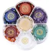 Piedra Preciosa Natural Cristal Ágata Multicolor Piedra Cruda Pulida Runa de Energía Piedra de Yoga Adorno Artículo Más Vendido en Amazon