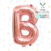 Globos de Papel de Aluminio Delgados con Letras del Alfabeto Inglés A-Z Versión Americana de 16 Pulgadas (40 cm) Decoración para Fiesta de Cumpleaños