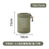 Juego de Ollas para Camping al Aire Libre Transfronterizo Fondo Redondo Engrosado Bolsa de Almacenamiento Vajilla para Camping Vaso de Agua Anticolisión Bolsillo Portátil con Cordón