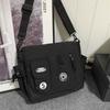 Bolsa de Tutoría para Estudiante de Secundaria Bolso de Hombro para Hombre Bolsa de Tutoría Bolso Cruzado Casual Mochila para Estudiante de Preparatoria Bolsa de Lona Niño