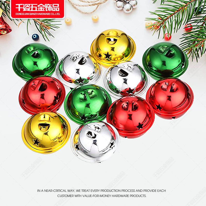 电镀彩色40mm三星铃02