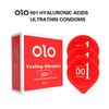 OLO versão em inglês do preservativo de ácido hialurônico ultra-fino 001 preservativo adulto planejamento familiar suprimentos comércio exterior atacado