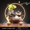 Nueva fuente de circulación de agua china creativa que genera riqueza, decoración para la entrada de la sala de estar del hogar, regalos de inauguración de la casa para Año Nuevo.