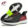 Venda Direta Fuli Sports Novos Sapatos de Golfe, Novos Sapatos Esportivos de Golfe Masculinos Impermeáveis