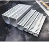 Canal de Drenaje de Resina de Estilo Lineal con Ranura Terminada para Alcantarilla de Cocina Doméstica, Drenaje de Piso en Forma de U de Acero Inoxidable, Canaleta de Drenaje en Forma de U