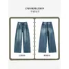 Jeans Retro Americanos de Pierna Ancha para Mujer, Tendencia Invierno 2025 Nuevo Estilo, Diseño Holgado Adelgazante, Pantalones Rectos de Pierna Ancha hasta el Suelo