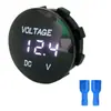 Cargador de Coche Cargador de Coche para Motocicleta Cargador de Teléfono Móvil Accesorios de Modificación Voltímetro Led Pantalla Digital DC Cargador de Coche
