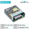 Lrs-50-24 Fonte de Alimentação Chaveada Hengwei 12V24V2.2A Ac para Dc 50W Desempenho Industrial Controle Alta Potência