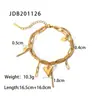 Pulsera Wanxing Europea y Americana Lujo Ligero Sentido de Alta Gama 18K Nicho Acero Inoxidable Joyería Apilada Cadena de Amor Joyería de Acero de Titanio