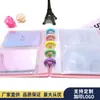 Álbum de Fotos Personalizado con Hebilla de Hongo PP Hojas Sueltas Hebilla de Anillo de Hongo Mini Álbum de Almacenamiento de Tarjetas Pequeñas Álbum de Tarjetas Pequeñas de Idol