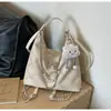 Bolso grande de mujer popular transfronterizo, moderno y de alta gama, con detalle de lazo, mochila de un solo hombro y de doble hombro, bolso de axila de diseño nicho