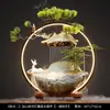 Nuevos Adornos de Agua de la Suerte Zen Chino para Sala de Estar, Oficina, Escritorio, Decoración Creativa para el Hogar, Regalo de Inauguración