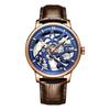 Reloj Marca Mark Waffee MARK FAIRWHALE para Hombre, Mecánico Explosivo Tourbillon Personalizado Calado a Doble Cara