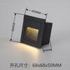 Lámpara led de escalón para exteriores montada en superficie lámpara decorativa para pasillo de escalera lámpara de esquina lámpara de escalón empotrada lámpara de esquina enterrada