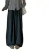 Pantalones anchos de arroz pegajoso grises para mujer, primavera otoño nuevos, holgados, rectos, casuales, con felpa para otoño invierno, pantalones deportivos tipo banana