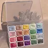 Pigmento de Acuarela Perlado Concentrado Nuevo Color Dunhuang Pintura China Manicura Flor Arte Pintura Brillo Sólido Envío Gratis Mayoreo