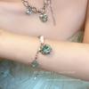 Pulseira de laço de zircônia estilo coreano que combina com tudo, feminina, nicho de luxo leve, estilo socialite de alta classe, temperamento, joia de mão