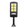 Nueva farola solar luz fuerte inducción cuerpo humano patio impermeable luz de pared iluminación control remoto inteligente farola COB