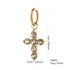 Pingente Pequeno Estiloso de Aço Inoxidável com Flor de Coqueiro Colorida Acessórios para Chaveiro, Colar, Pulseira DIY