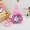 Little Pony Bolsa de Peito Infantil Desenho Animado Bolsa de Ombro Bonita Jardim de Infância Mini Bolsa Crossbody da Moda para Meninos e Meninas Cross-border