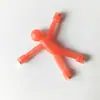 Llavero Gancho Adhesivo Magnético para Refrigerador Figura Magnética de Silicona Versátil para Trepar Paredes Stickman Transfronterizo