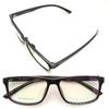 En stock al por mayor retro TR90 montura generosa montura para gafas juveniles para hombre negra montura completa para miopía ojos de mujer