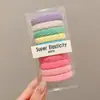 Goma para coleta de alta elasticidad para niñas 2025 Nueva estudiante Cuerda para el pelo engrosada con buena elasticidad para niñas Que no daña la cuerda del pelo
