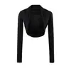 M1091-Camiseta de Moda Europea y Americana para Mujer, Estilo Chica Popular, Cuello Alto, Manga Larga, Nueva Sexy Adelgazante, Primavera y Verano 2026