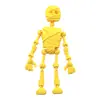 Imán de Refrigerador Magnético Creativo de Juguete Nuevo Transfronterizo para Halloween Estampado 3D Esqueleto Articulaciones Humanas Móviles