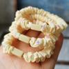 Anillo de Intestino Delgado Grande y Pequeño Arrugado Coreano Anillo Sencillo para el Cabello Material DIY Venta al por Mayor Accesorios para Diademas Banda de Goma Ins No Daña el Cabello Tela
