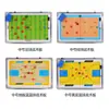 Tablero Táctico Grande tipo Atril de Aleación de Aluminio para Fútbol y Baloncesto para Entrenadores, Magnético y Borrable, Tamaño 60*40cm