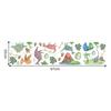 Calcomanías de Pared de Dinosaurios de Acuarela ins Decoración para Habitación Infantil Autoadhesivas Calcomanías de Animales de Dibujos Animados Calcomanías Decorativas para Ventanas de Vidrio PVC