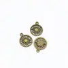 Accesorios de Joyería de Aleación DIY Colgante Redondo de Sol Colgante para Pulsera Llavero 20*16mm L213