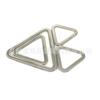 Botón Triangular Colgante de Aleación de Zinc de 18 mm con Chapado Botón Metálico Decorativo de Ajuste Hebilla Triangular