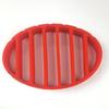 Venta al por mayor de fábrica pequeño grill de silicona almohadilla aislante de silicona almohadilla de drenaje resistente a la temperatura horno grado alimenticio redondo rejilla de vapor