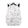 Mochila Escolar Natural para Meninas do Ensino Fundamental, Mochila Versátil de Aparência Elegante para Alunos do Ensino Fundamental II e Médio, Mochila de Grande Capacidade