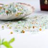 Jade de Birmania Grado A Perlas Sueltas Pequeñas de 3 mm Perlas Redondas Verde Brillante Perlas de Ábaco Perlas de Arroz para el Cabello Producto Semi-Terminado para Dropshipping