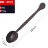 Cuchara de polvo de fruta de precisión especial para té con leche mango largo especial para café plástico 10g cuchara medidora de café 10g fabricantes de cucharas de café