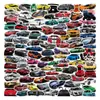 100 capa de celular personalizada para carro esportivo de corrida veículo off-road computador bagagem decoração criativa adesivo à prova d'água graffiti