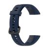 Adequado para Pulseira de Silicone Honor 5I, Pulseira Azul Huawei Band 4m, Pulseira de Couro e Metal de Reposição