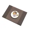 Actividad Cuadrado Nuevo PVC Aislamiento Térmico Manteles Individuales Impermeable Resistente al Aceite Fácil de Limpiar Hogar Antideslizante Mantel de Mesa Posavasos de Hotel