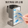 Soporte Eléctrico de Pared para Cepillos de Dientes sin Perforación, Estante Colgante de Pared, Estante de Almacenamiento con Ventosa para Pared, Almacenamiento Dental para Inodoro