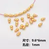 Pulseira de Moedas de Cobre Dourado Preservador de Cor, Espaçador, Placa Espaçadora, Enrolador, Acessórios de Joia, Cabacinha, Lingote, Contas para Pulseira, Contas Soltas